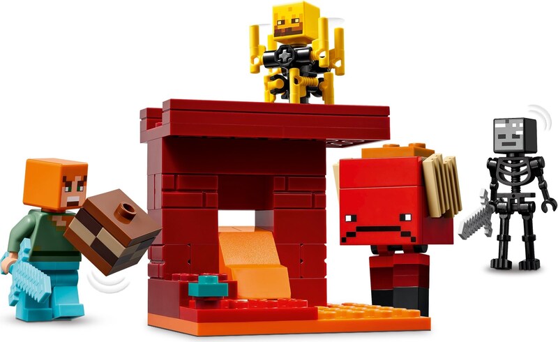 LEGO Minecraft 21266 The Nether Lava Battle