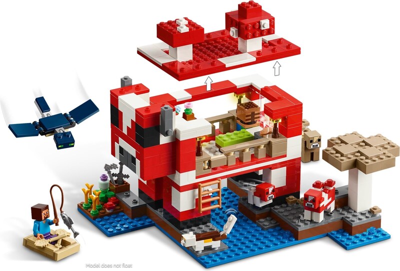 LEGO Minecraft 21270 The Mooshroom House