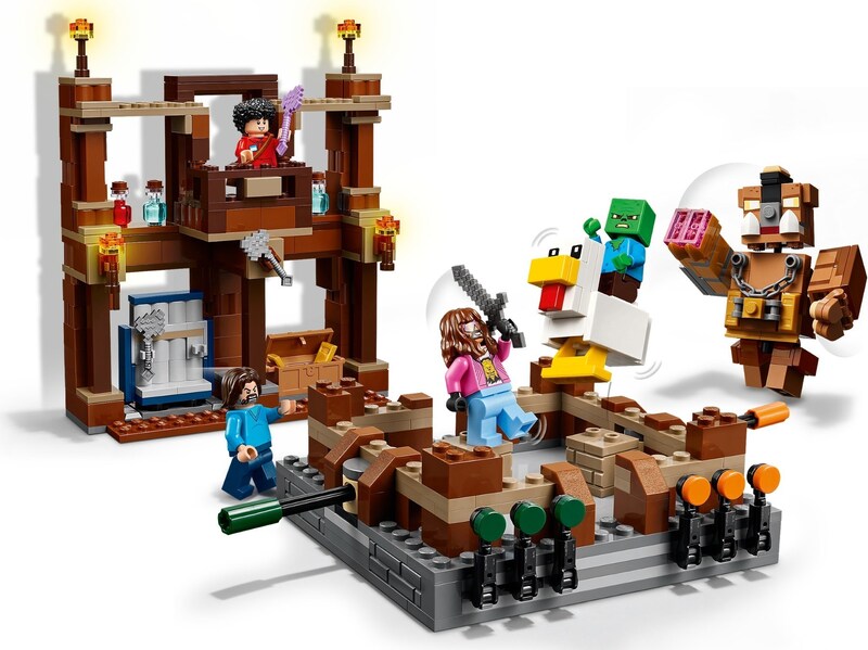 LEGO Minecraft 21272 Woodland Mansion Fighting Ring