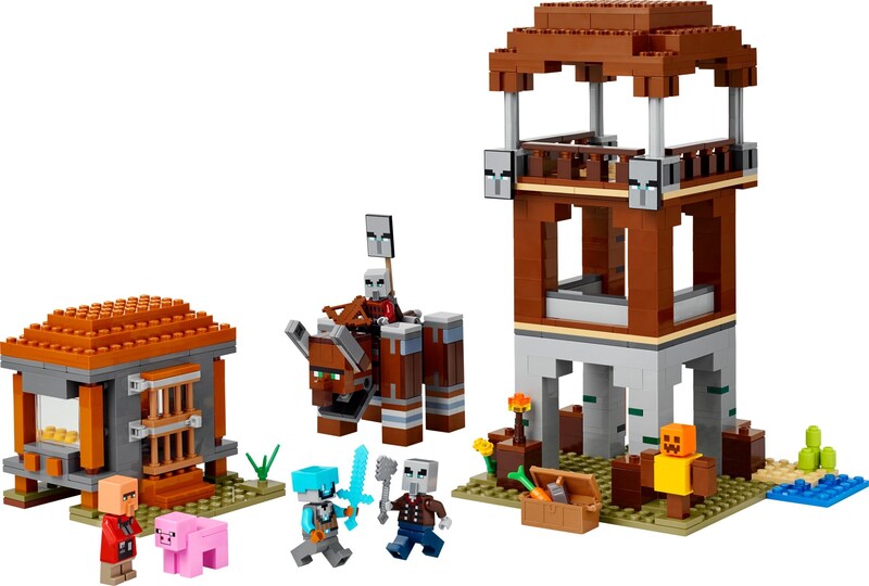 LEGO Minecraft 21278 The Pillager Outpost and Ravager