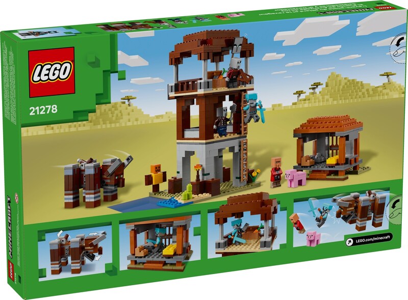 LEGO Minecraft 21278 The Pillager Outpost and Ravager