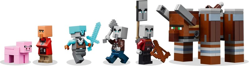 LEGO Minecraft 21278 The Pillager Outpost and Ravager