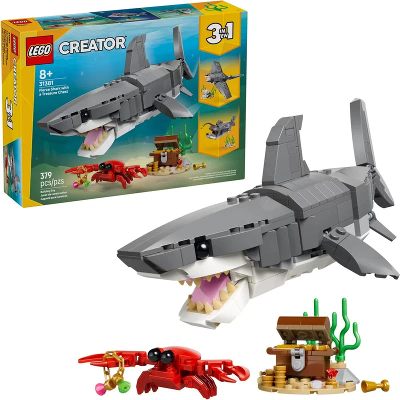 LEGO Creator 31381 Fierce Shark with a Treasure Chest
