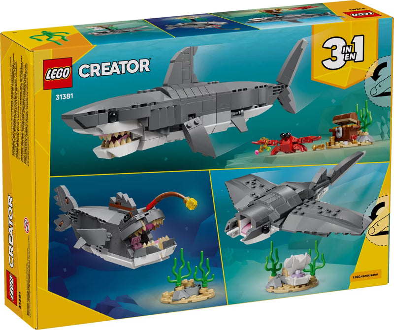 LEGO Creator 31381 Fierce Shark with a Treasure Chest