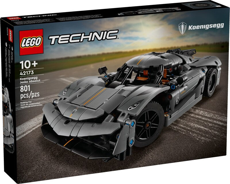 LEGO Technic 42173 Koenigsegg Jesko Absolut Gray Hypercar