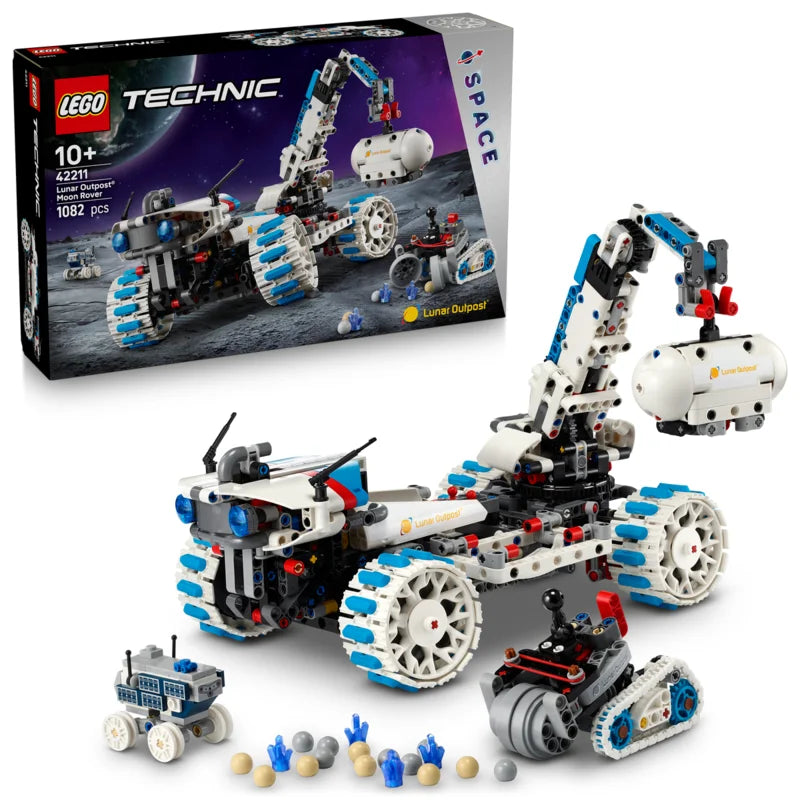 LEGO Technic 42211 Lunar Outpost Moon Rover Space Vehicle