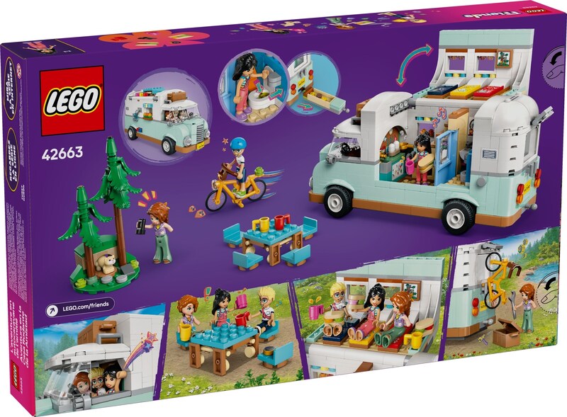 LEGO Friends 42663 Friendship Camper Van Adventure