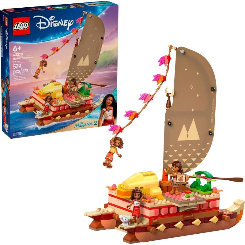 LEGO Disney 43270  Moanas Adventure Canoe