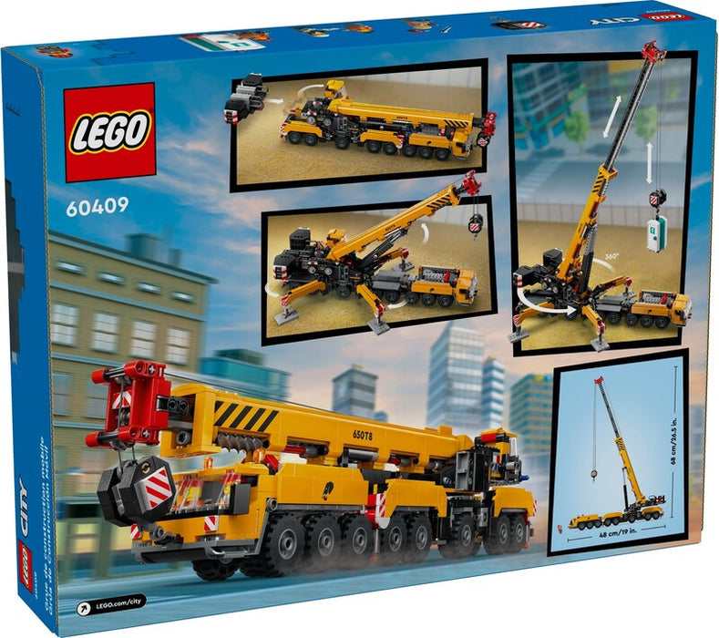 LEGO City 60409 Yellow Mobile Construction Crane