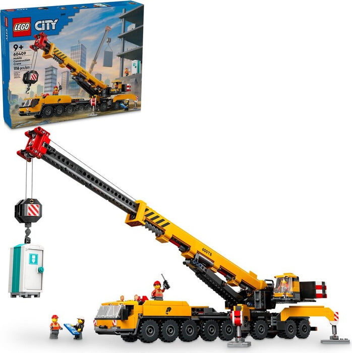 LEGO City 60409 Yellow Mobile Construction Crane