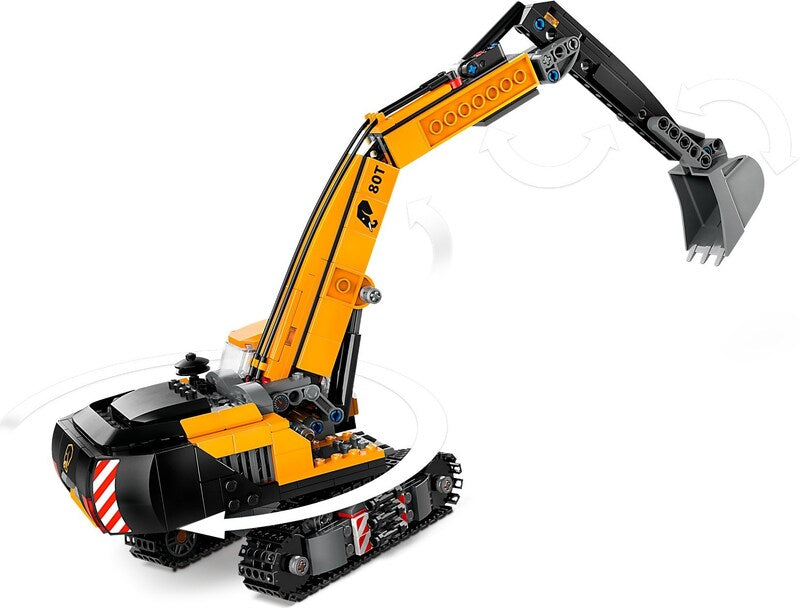 LEGO City 60420 Yellow Construction Excavator