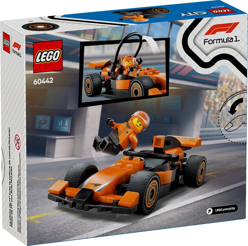 LEGO City 60442 F1 Driver with McLaren Race Car