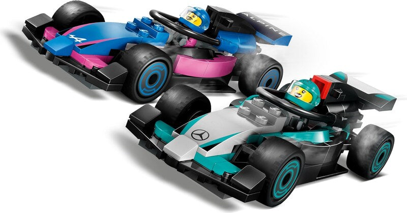LEGO City 60444 F1 Garage & Mercedes-AMG & Alpine Cars