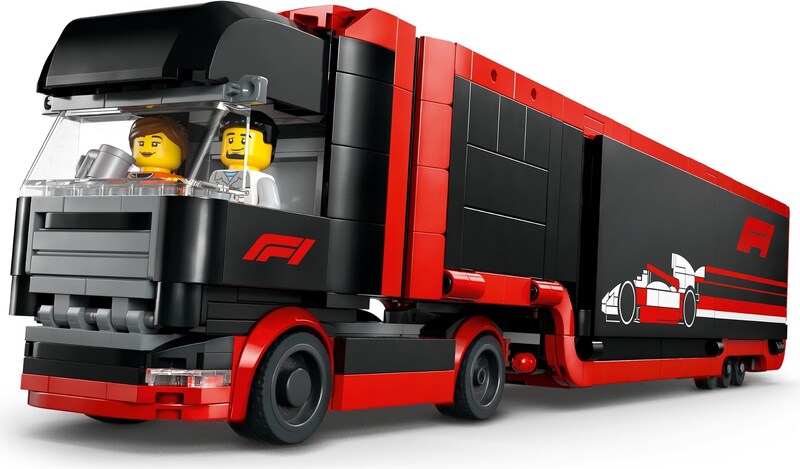 LEGO City 60445 F1 Truck with RB20 & AMR24 F1 Cars
