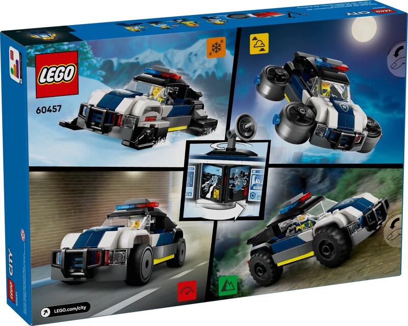 LEGO City 60457 Custom Police Car Garage
