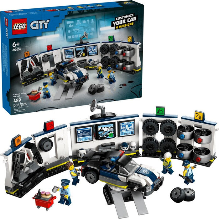 LEGO City 60457 Custom Police Car Garage