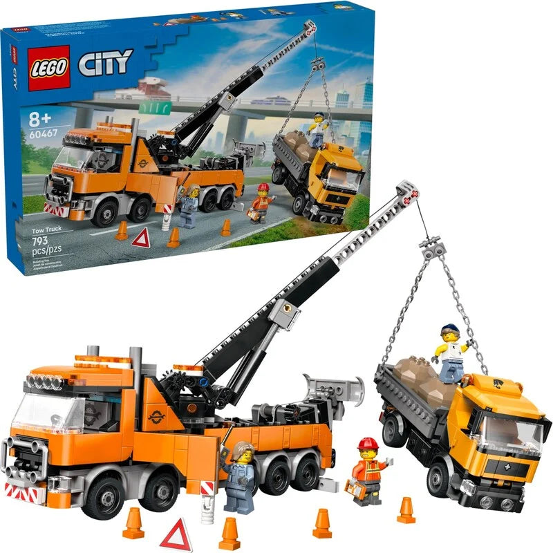 LEGO City 60467 Heavy-Duty Recovery Tow Truck with Crane