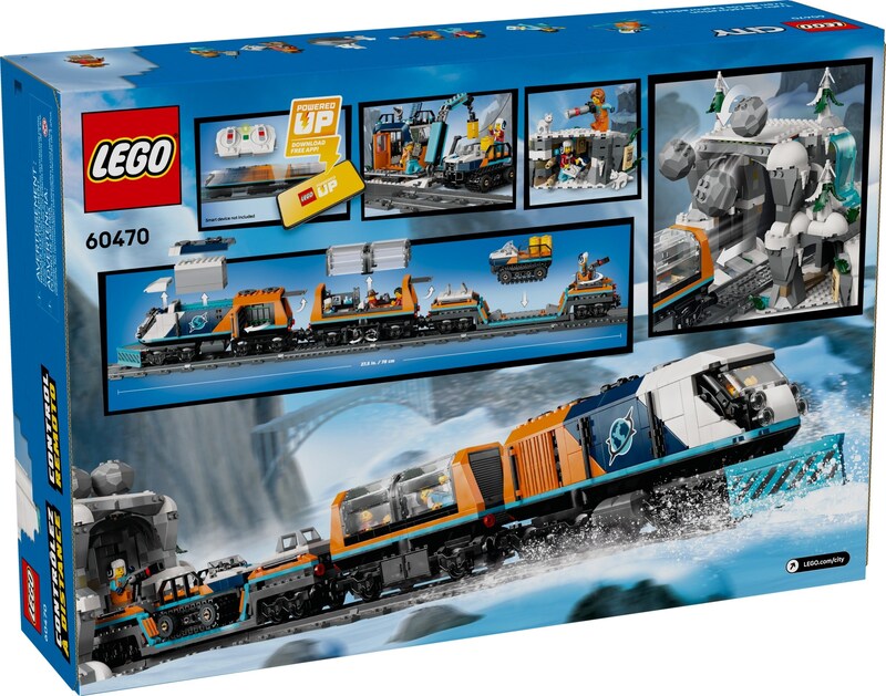 LEGO City 60470 Explorers' Arctic Polar Express Train