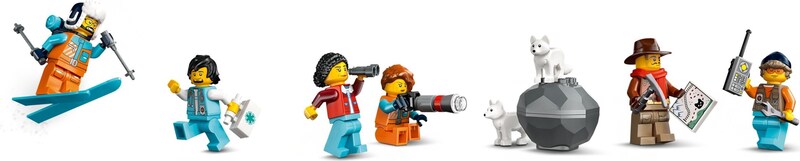 LEGO City 60470 Explorers' Arctic Polar Express Train