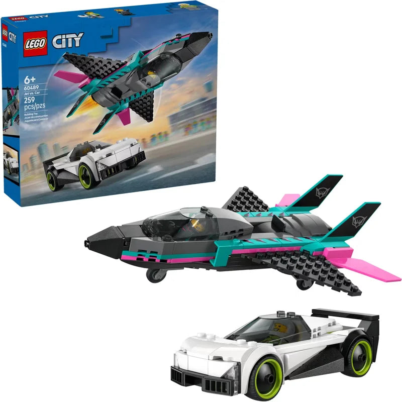 LEGO CITY 60489 Jet vs. Car