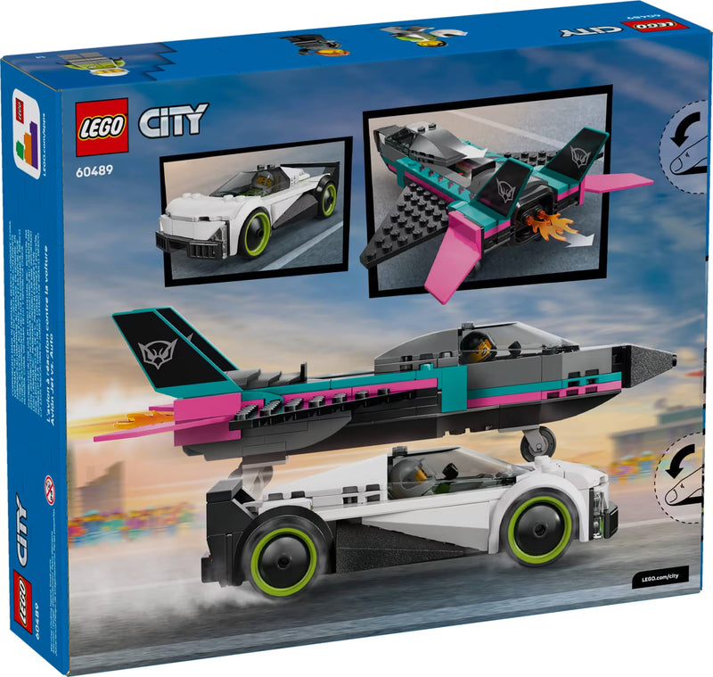 LEGO CITY 60489 Jet vs. Car