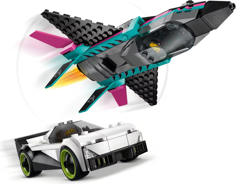 LEGO CITY 60489 Jet vs. Car