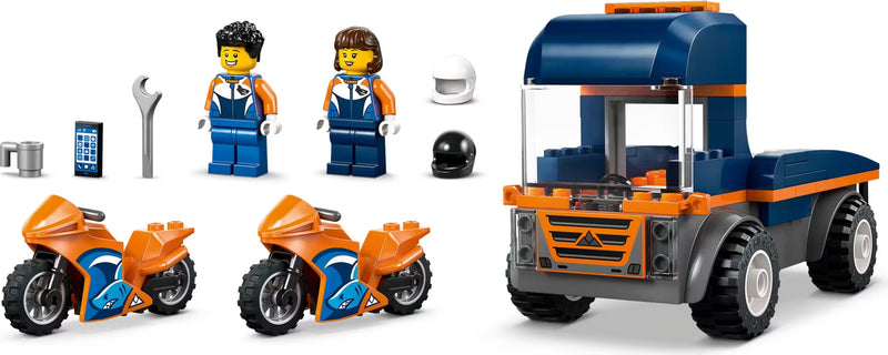 LEGO CITY 60491 Motorcycle Transporter
