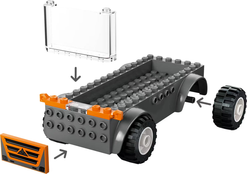 LEGO CITY 60491 Motorcycle Transporter