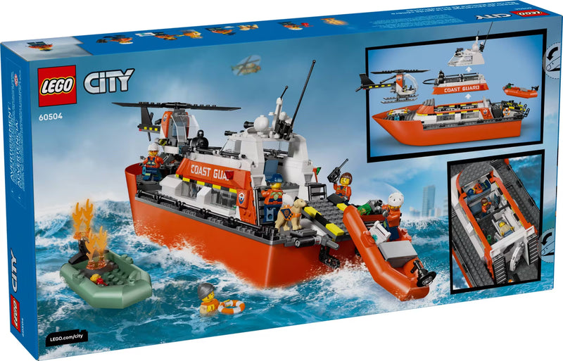 LEGO CITY 60504 Coast Guard Rescue Boat & Helicopter