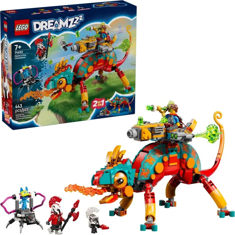 LEGO DREAMZzz 71492 Mateo's Fire Chameleon