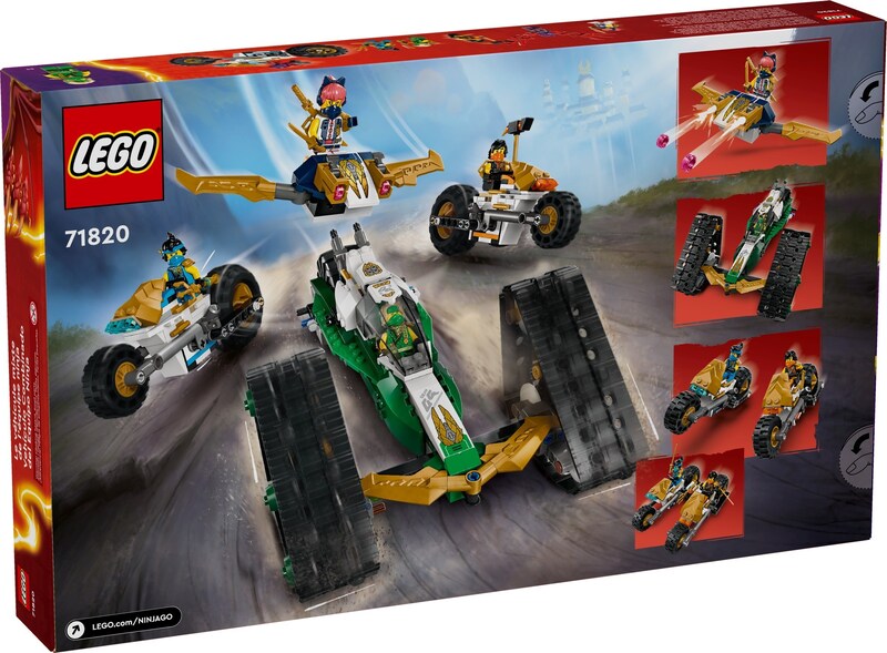 LEGO NINJAGO 71820 Ninja Team Combo Vehicle