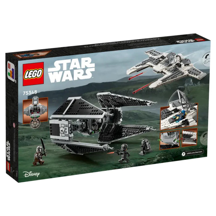 LEGO Star Wars 75348 Mandalorian Fang Fighter vs TIE