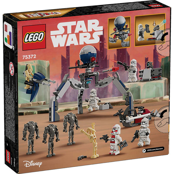 LEGO Star Wars 75372 Clone Trooper & Battle Droid Battle Pack