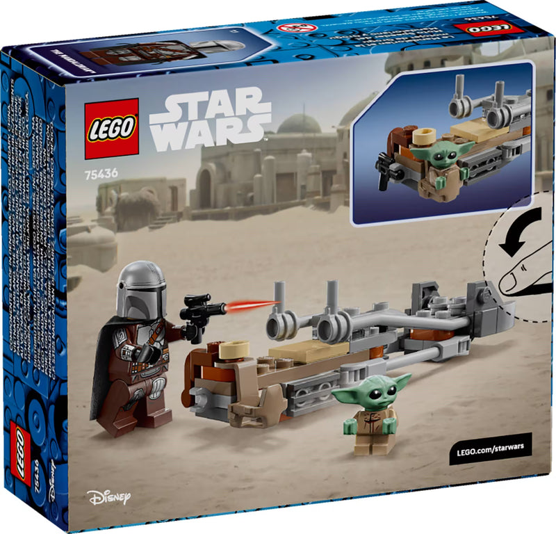 LEGO Star Wars 75436 The Mandalorian & Grogu's Speeder Bike
