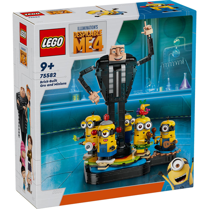 LEGO Despicable Me 75582 Brick-Built Gru and Minions