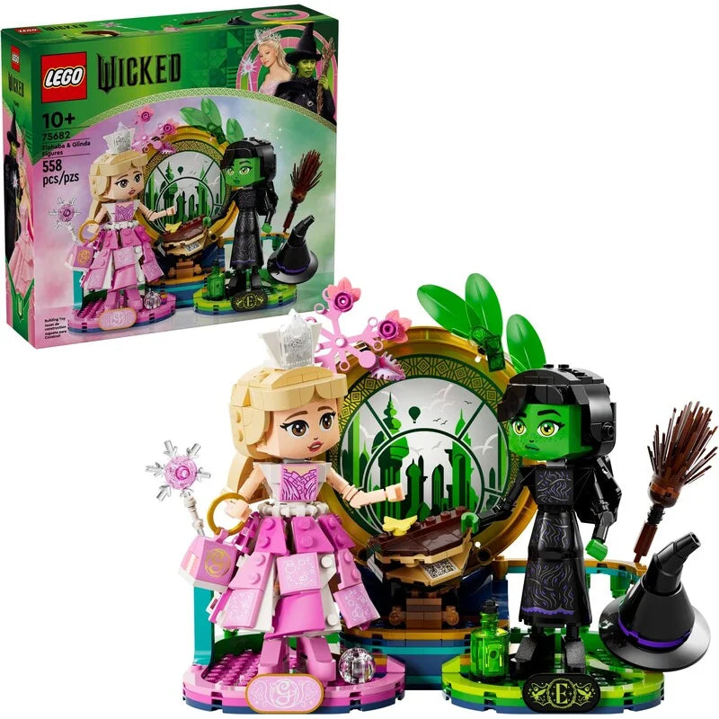 LEGO Wicked 75682 Elphaba & Glinda Figures