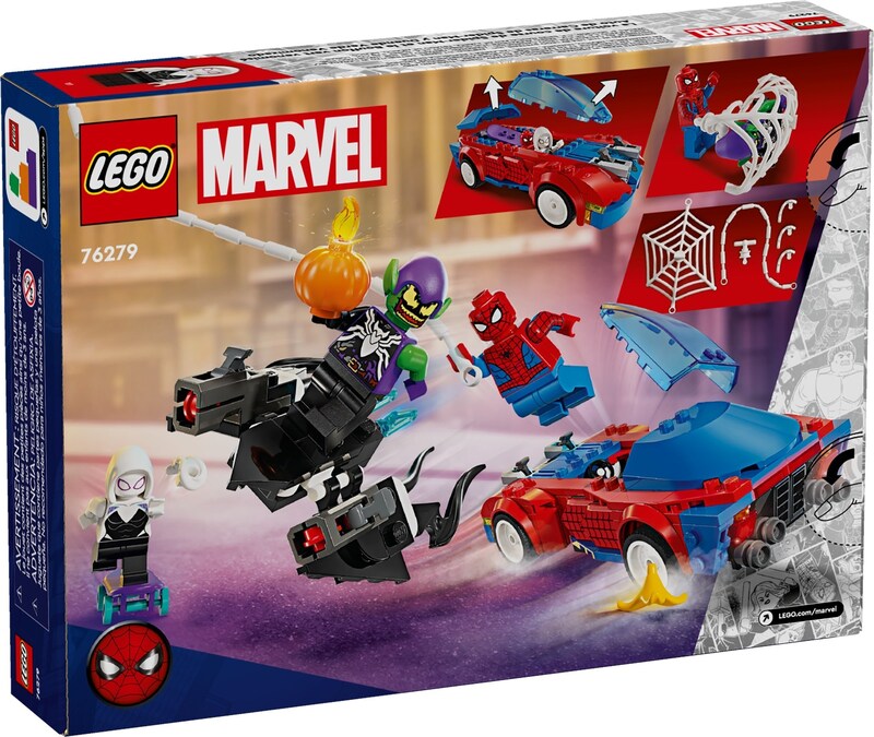 LEGO Marvel 76279 Spider-Man Race Car & Venom Green Goblin