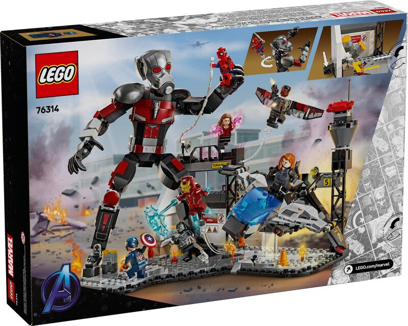 LEGO Super Heroes 76314 Captain America: Civil War Action Battle