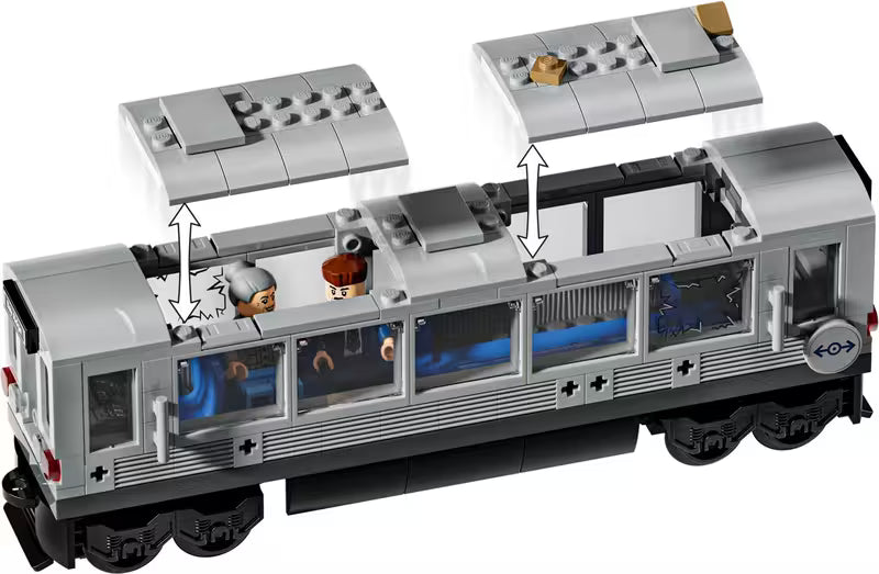 LEGO Marvel 76321 Spider-Man vs. Doc Ock Subway Train Scene