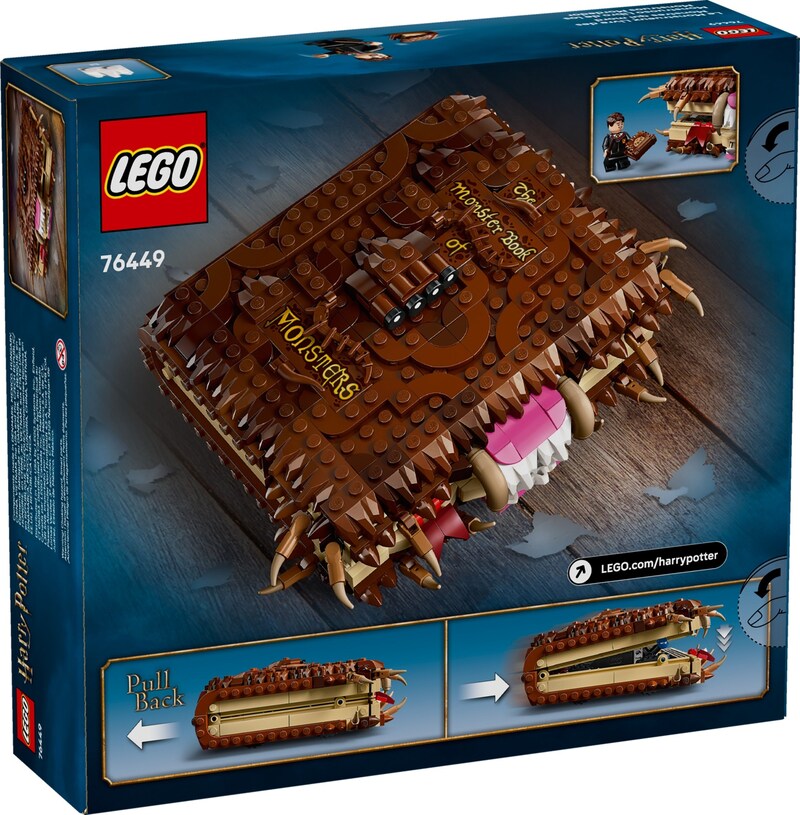 LEGO Harry Potter 76449 Chomping Monster Book of Monsters