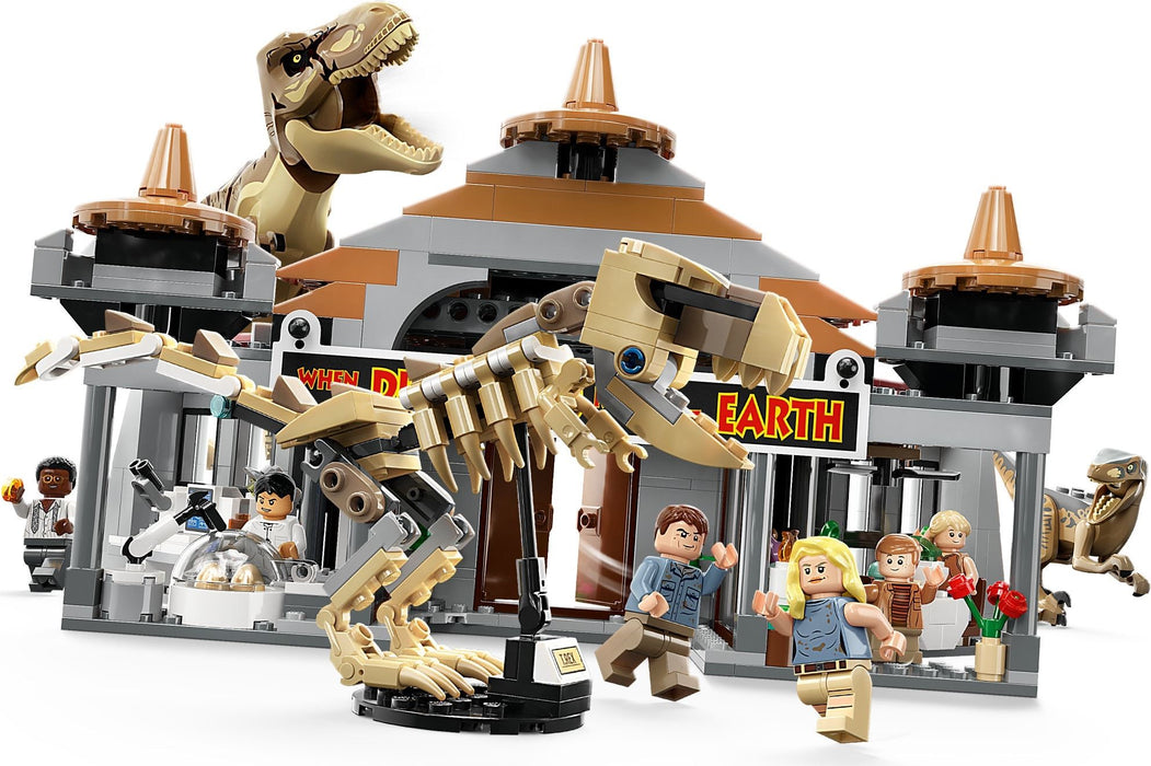 LEGO Jurassic World 76961 Visitor Center: T. rex & Raptor Attack