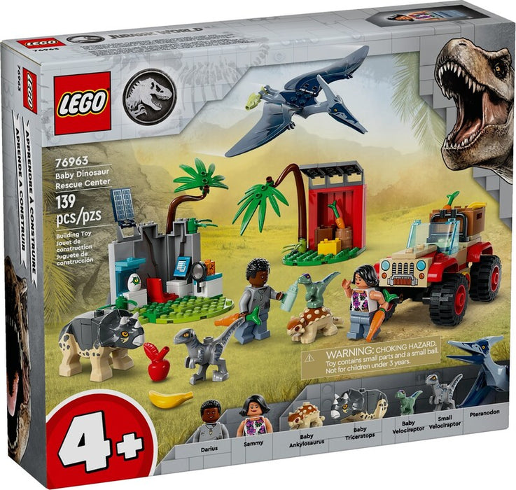 LEGO Jurassic World 76963 Baby Dinosaur Rescue Center