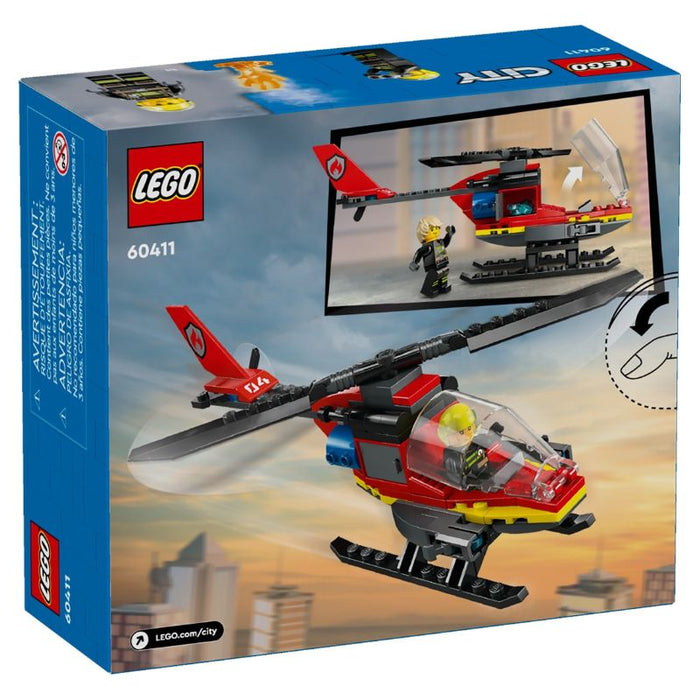 LEGO City 60411 Fire Rescue Helicopter