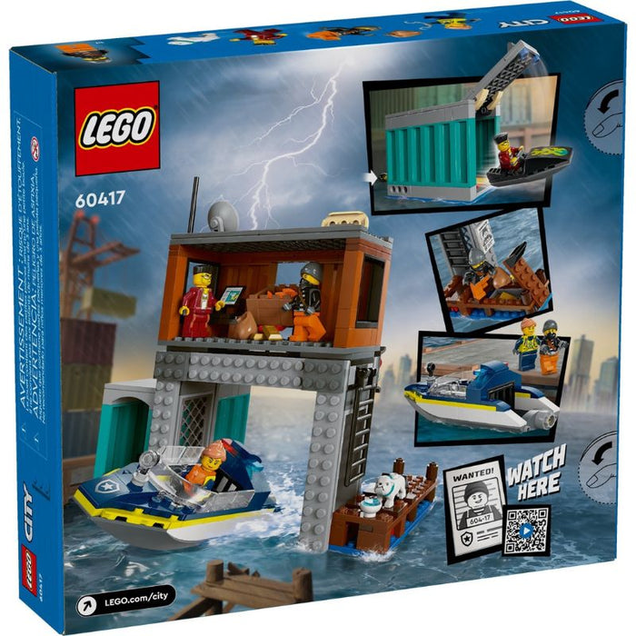 LEGO City 60417 Police Speedboat and Crooks' Hideout