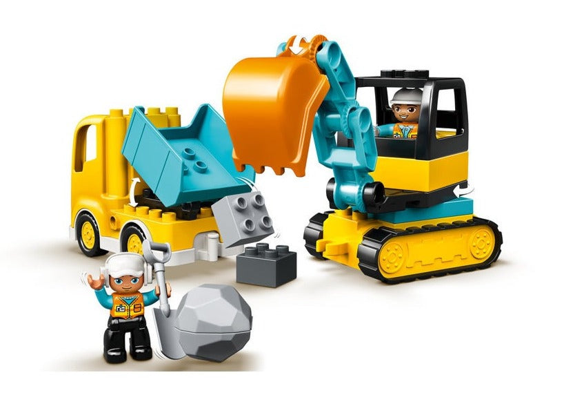 LEGO Duplo 10931 Truck & Tracked Excavator